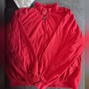 Orvis Red Jacket with Plaid Lining